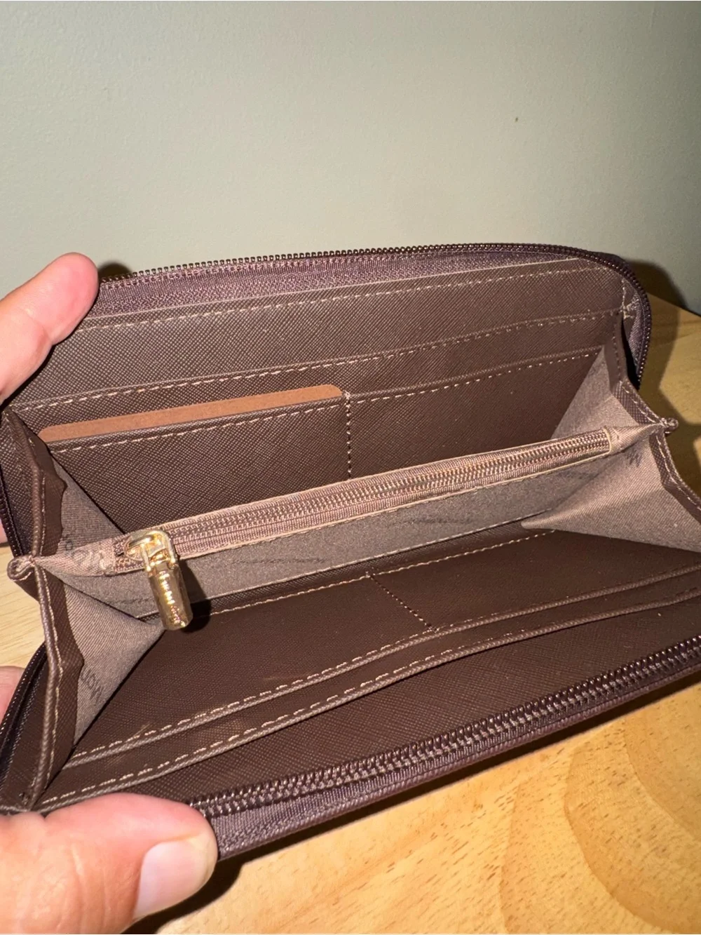 Montana west coffee accordion zip wallet